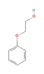 Fenoxietanol szerkezeti képlete