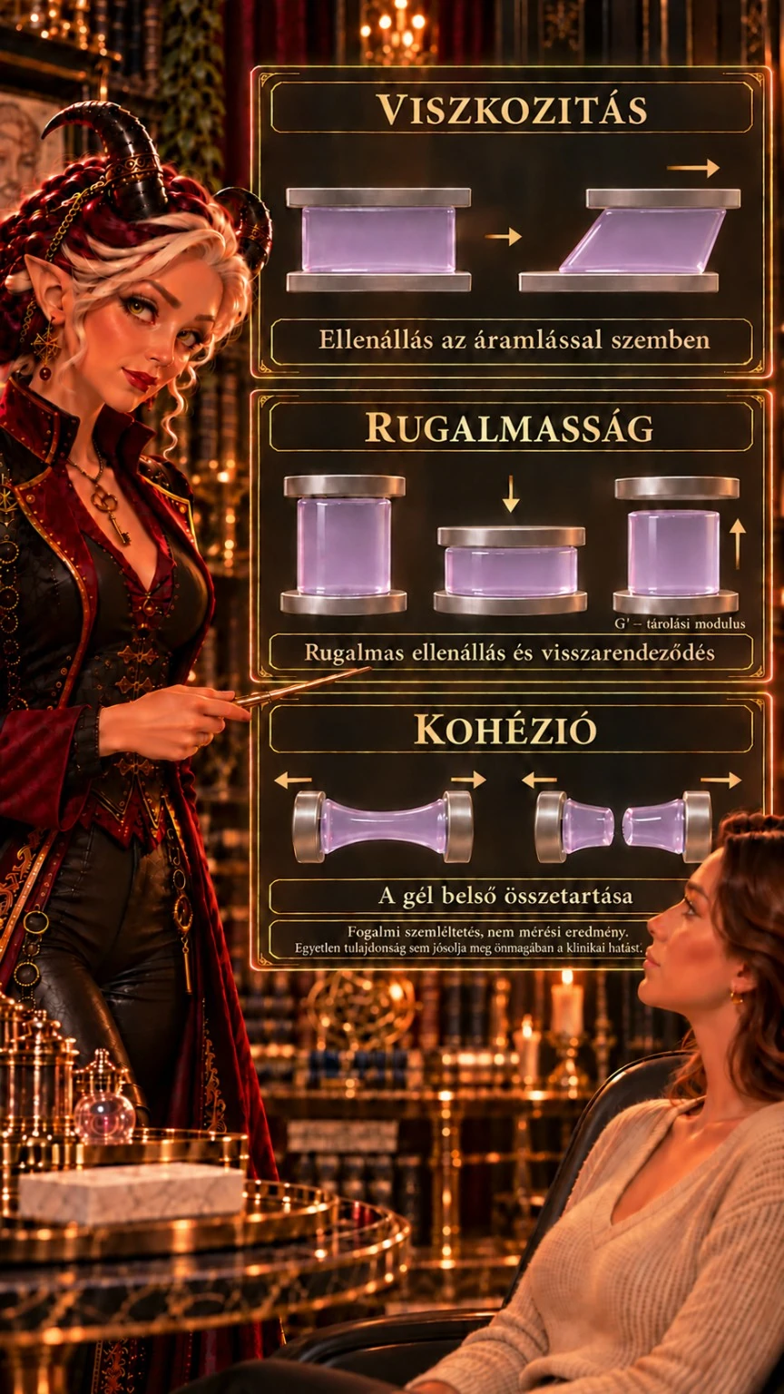Hialuronsavas bioremodelling – sematikus szemléltető ábra