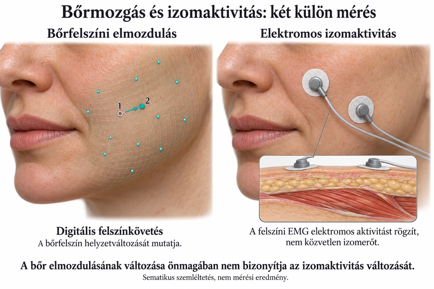 Hialuronsav és myomoduláció – sematikus szemléltető ábra
